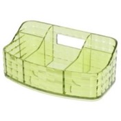 Make-up Tray Made From Thermoplastic Resin With Acid Green Finish